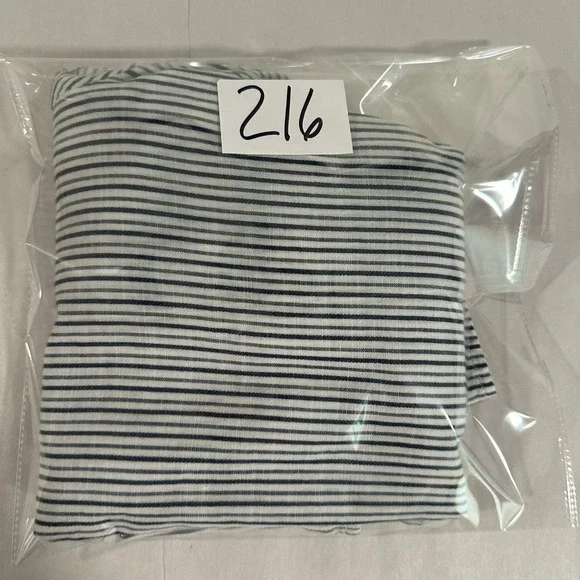 J Jill Top Womens Striped V Neck Floral Embroidered Top Size L Puff Sleeve Boho - Picture 10 of 10